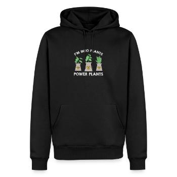 Nuklearingenieur in Pflanzen, Kraftwerke, lustige - Männer Premium Bio Hoodie - Schwarz - Vorne - Nico (187cm)