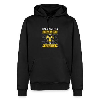 A nuclear engineer has an indirect atom of - Men’s Premium Organic Hoodie - black - Front - Nico (187cm)