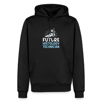 Awesome Histology Appreciation A Future Histology - Men’s Premium Organic Hoodie - black - Front - Nico (187cm)