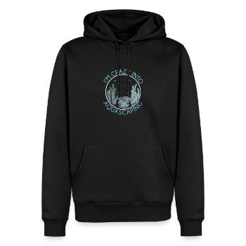 C’est drôle que je sois fou d’Aquascaping pour un Aquascaper - Sweat à capuche Premium bio Homme - noir - Devant - Nico (187cm)