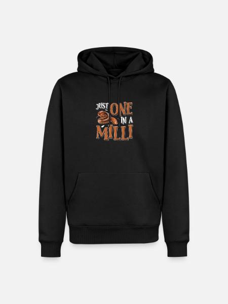 Funny, just one to a milli for arthropods, - Men’s Premium Organic Hoodie - black