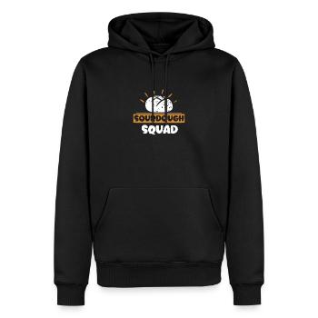 Sourdough Squad Lustiges Sauerteigbrotbacken für - Männer Premium Bio Hoodie - Schwarz - Vorne - Nico (187cm)