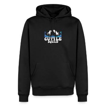 Lustige Tintenfisch-Tintenfisch-Fans, - Männer Premium Bio Hoodie - Schwarz - Vorne - Nico (187cm)