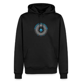 Fantastic avionics technician for lovers of - Men’s Premium Organic Hoodie - black - Front - Nico (187cm)