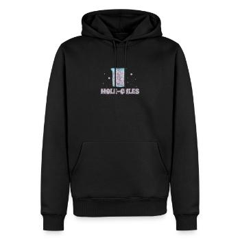 Funny Mole-Cules Mole Problems A Chemistry Mole - Männer Premium Bio Hoodie - Schwarz - Vorne - Nico (187cm)