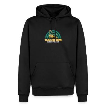 Lustiger Vakuumflüsterer Ein - Männer Premium Bio Hoodie - Schwarz - Vorne - Nico (187cm)