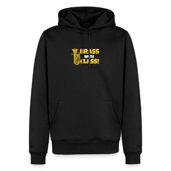 Euphoniumspieler Brass With Class Lustiger - Männer Premium Bio Hoodie - Schwarz - Vorne - Nico (187cm)
