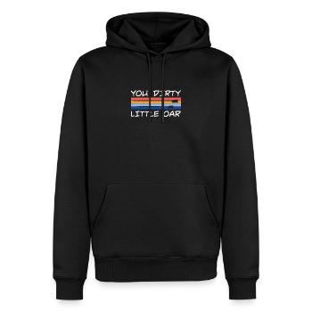 Funny Rowing Humor You Dirty Little Oar For A - Männer Premium Bio Hoodie - Schwarz - Vorne - Nico (187cm)