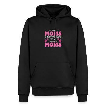 Funny Bunco Some Moms Bunco Too Much It's Me, - Men’s Premium Organic Hoodie - black - Front - Nico (187cm)