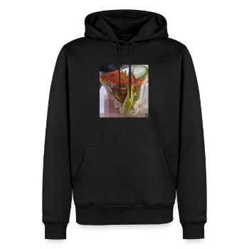 Döner Gesicht für Alle Altersgruppen 🤣 - Männer Premium Bio Hoodie - Schwarz - Vorne - Nico (187cm)