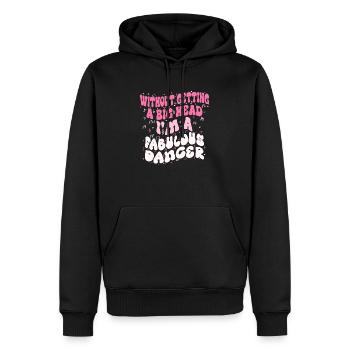 Without getting a big head i'm a fabulous Dancer - Sweat à capuche Premium bio Homme - noir - Devant - Nico (187cm)