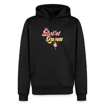 Ballet Queen Ballerina Woman Dance - Männer Premium Bio Hoodie - Schwarz - Vorne - Nico (187cm)