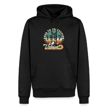 1988 Vintage Retro Jubiläum 1988.Auflage 2025. - Männer Premium Bio Hoodie - Schwarz - Vorne - Nico (187cm)
