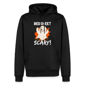 Geister Halloween gruselig Kind Geschenk - Männer Premium Bio Hoodie - Schwarz - Vorne - Nico (187cm)
