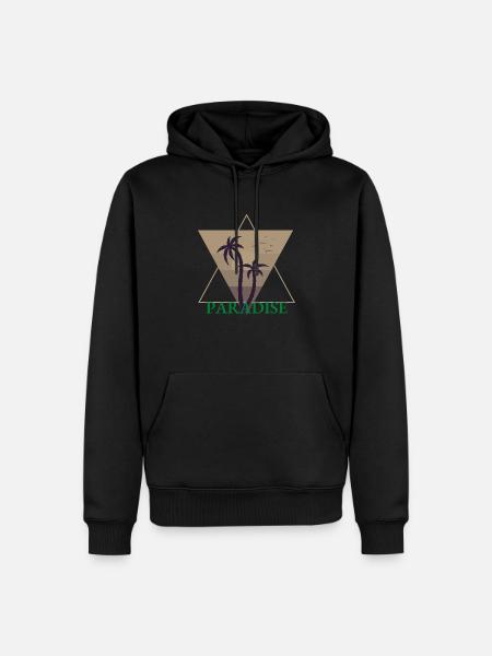 paradois - Männer Premium Bio Hoodie - Schwarz