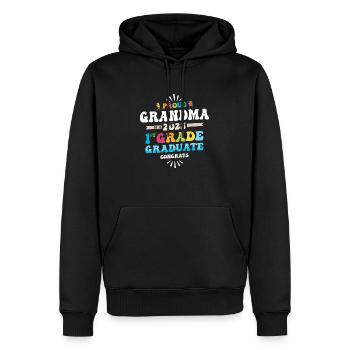 Stolze Oma einer 1. Klasse von 2023 - Männer Premium Bio Hoodie - Schwarz - Vorne - Nico (187cm)