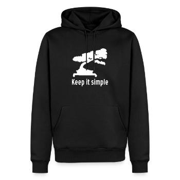 Bonsai Baum Bonsai Tree Japanese Nature Plants - Männer Premium Bio Hoodie - Schwarz - Vorne - Nico (187cm)