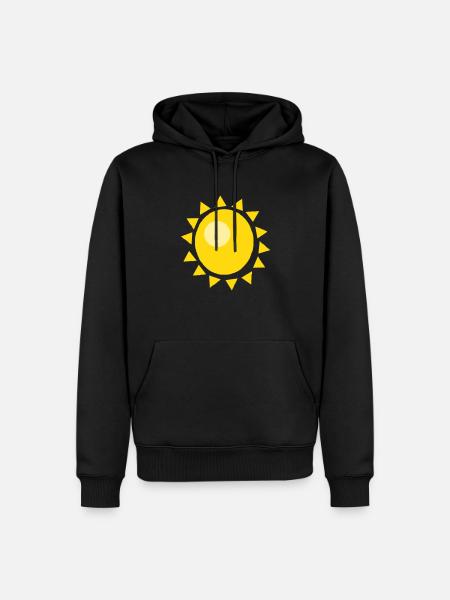 ST19 - Männer Premium Bio Hoodie - Schwarz