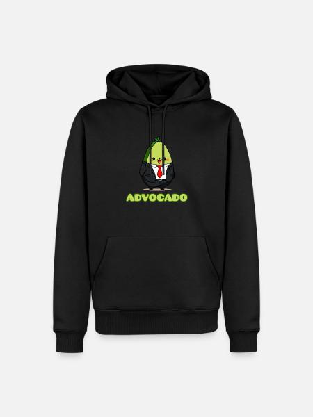 Advocado - Men’s Premium Organic Hoodie - black