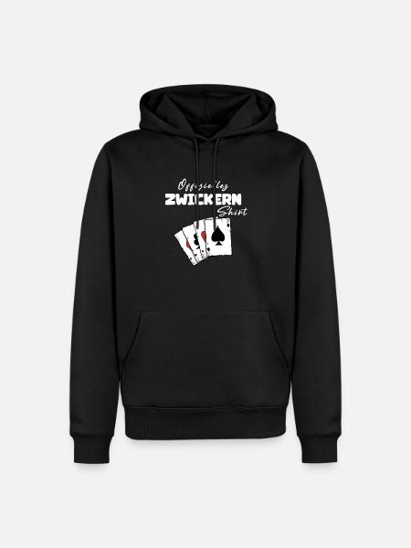 Zwickern Official Shirt - Men’s Premium Organic Hoodie - black