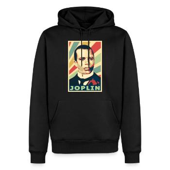 Scott Joplin Vintage Colores - Sweat à capuche Premium bio Homme - noir - Devant - Nico (187cm)