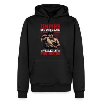 Umpire, Who Stands On A Field And Gets Yelled At 5 - Männer Premium Bio Hoodie - Schwarz - Vorne - Nico (187cm)