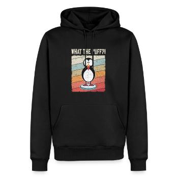 Puffin Papageitaucher Papageientaucher Vintage - Männer Premium Bio Hoodie - Schwarz - Vorne - Nico (187cm)