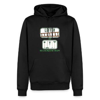 garten kleingarten leiter vom rechenzentrum ernte - Männer Premium Bio Hoodie - Schwarz - Vorne - Nico (187cm)