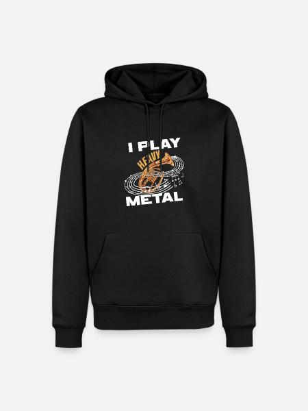 Tuba spruch - Männer Premium Bio Hoodie - Schwarz