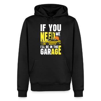 Tuning Racing Cars - Men’s Premium Organic Hoodie - black - Front - Nico (187cm)