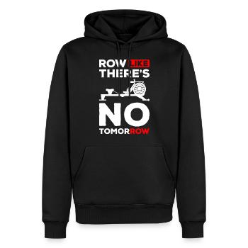 Rameur Sport Water Rowing Boat - Sweat à capuche Premium bio Homme - noir - Devant - Nico (187cm)