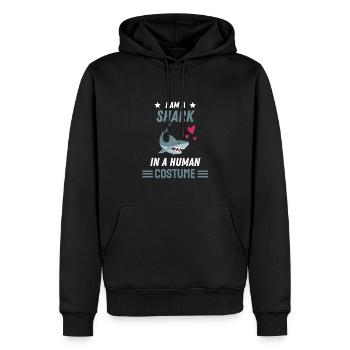 Ocean Animal Shark Costume Cadeau Drôle de Requin - Sweat à capuche Premium bio Homme - noir - Devant - Nico (187cm)
