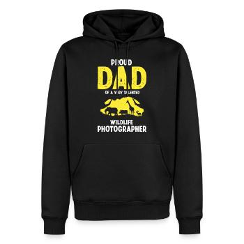Afrikanische Familienreise Design für Afrika - Männer Premium Bio Hoodie - Schwarz - Vorne - Nico (187cm)