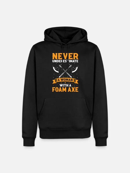 Sværdkamp til live-action rollespil og rollespil - Herre Premium økologisk hoodie - sort