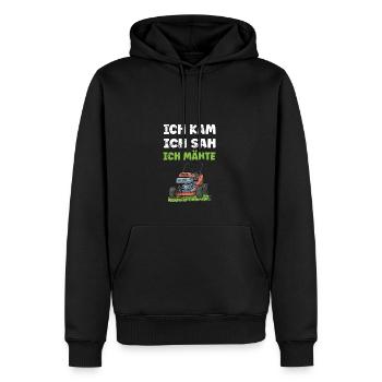 Rasen und Gartenarbeit Rasentraktor Gartenfreunde - Männer Premium Bio Hoodie - Schwarz - Vorne - Nico (187cm)