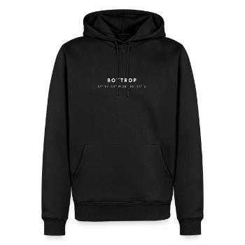 Bottrop coordinates - Men’s Premium Organic Hoodie - black - Front - Nico (187cm)