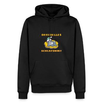 Pyjama Rhino Nachthemd Zoo Tier Geschenk Nashorn - Männer Premium Bio Hoodie - Schwarz - Vorne - Nico (187cm)