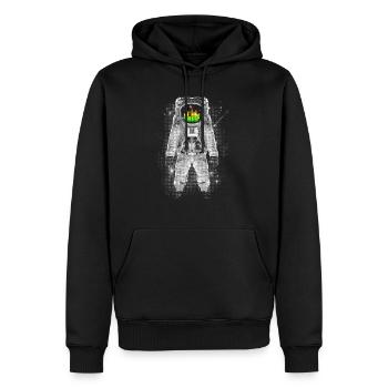 Astronomical Levels - Men’s Premium Organic Hoodie - black - Front - Nico (187cm)