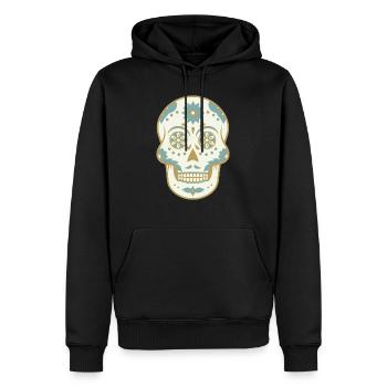 Totenkopf Mexiko - Sweat à capuche Premium bio Homme - noir - Devant - Nico (187cm)