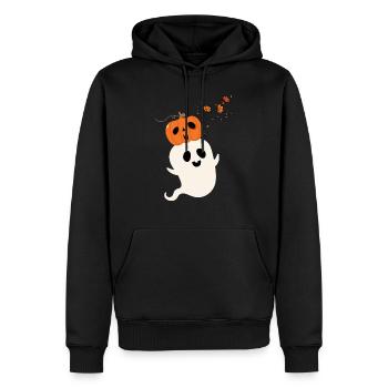 The cutest Halloween shirt ever! - Men’s Premium Organic Hoodie - black - Front - Nico (187cm)