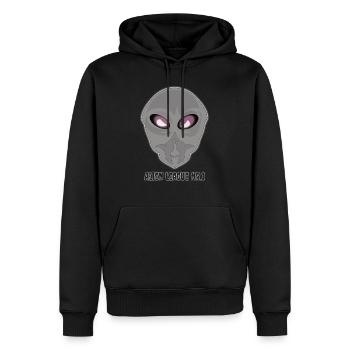 Alien Leaque Nr.1 - Männer Premium Bio Hoodie - Schwarz - Vorne - Nico (187cm)