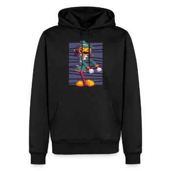Scarecrow makes flossing dances. - Men’s Premium Organic Hoodie - black - Front - Nico (187cm)
