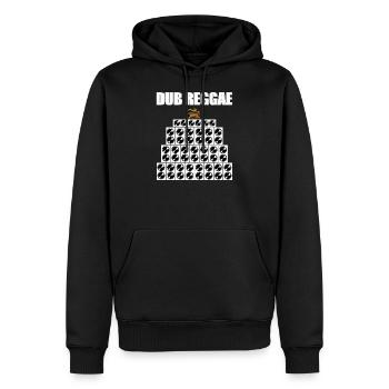 Dub Soundsystem Reggae - Männer Premium Bio Hoodie - Schwarz - Vorne - Nico (187cm)