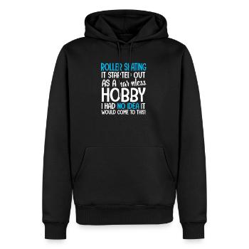 Roller Skate Roller Skate Idée Cadeau Skate - Sweat à capuche Premium bio Homme - noir - Devant - Nico (187cm)