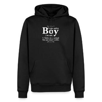 Jungen Gymnastik Geschenk Gymnastik Junge wie ein normaler - Männer Premium Bio Hoodie - Schwarz - Vorne - Nico (187cm)