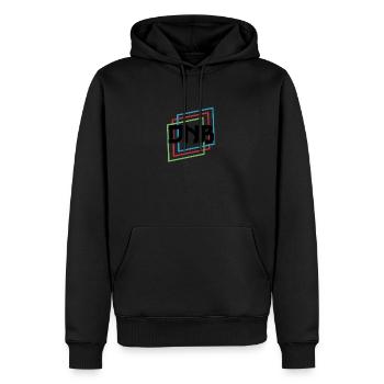 Drum And Bass Festival Gift Idea - Men’s Premium Organic Hoodie - black - Front - Nico (187cm)