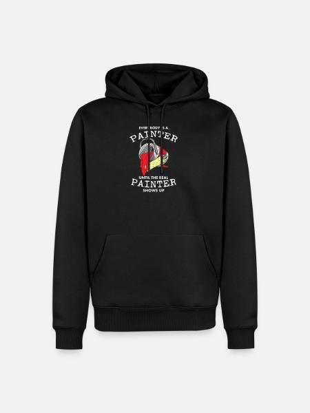 Maler Paintint Paintbrushes Farbgeschenk - Männer Premium Bio Hoodie - Schwarz