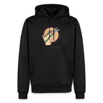 Gärtner Garten Garten Gartenschere Cutter Hobby Geschenk - Männer Premium Bio Hoodie - Schwarz - Vorne - Nico (187cm)