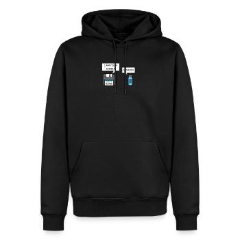 Diskette Ich bin dein Vater Usb - Männer Premium Bio Hoodie - Schwarz - Vorne - Nico (187cm)