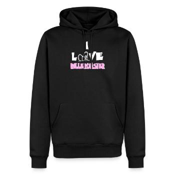 Airtime Achterbahn Freizeitpark Rollercoaster - Männer Premium Bio Hoodie - Schwarz - Vorne - Nico (187cm)
